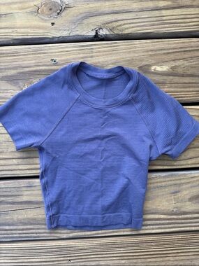 lululemon athletica Short Sleeve Crew Top - Purple